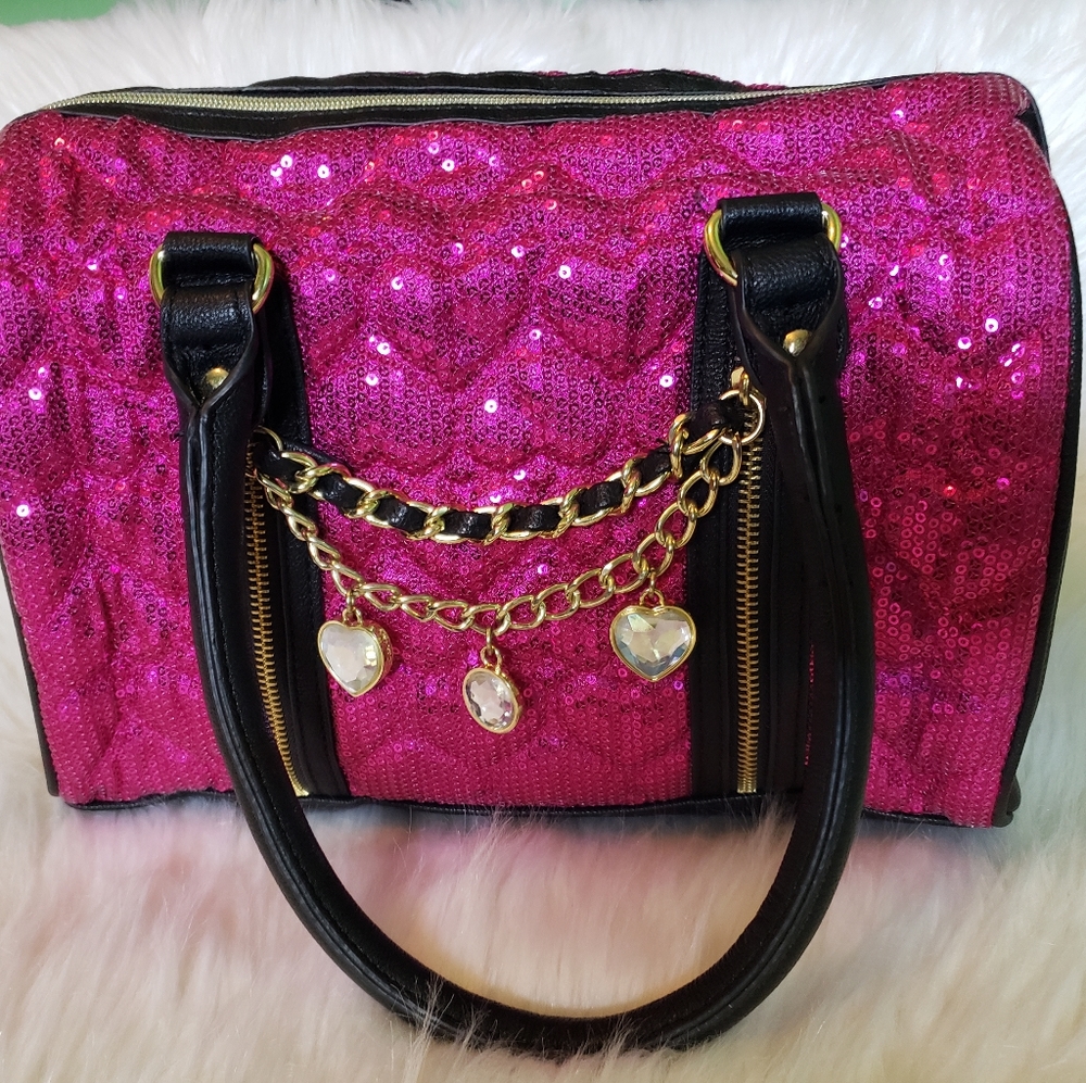 Betsey Johnson sequin purse